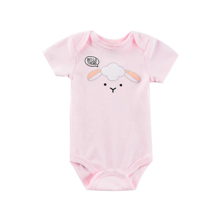 1-2 Pieces Baby Bodysuit For Newborns Summer Baby Romper Girl/Boy Clothes 0-12M Newborn Clothing Infant Soft Tight Baby Clothes