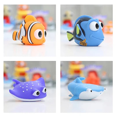 Baby Bath Toys Finding Nemo Dory Float Spray Water Squeeze Toys Soft Rubber Bathroom Play Animals children Bath Clownfish Toy