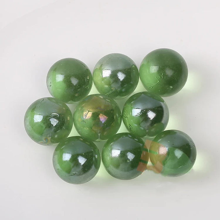 22mm Glass Marbles Balls Pinball Machine Charms Clear Home Fish Tank Decoration Vase Aquarium Toys for Kids 10pcs