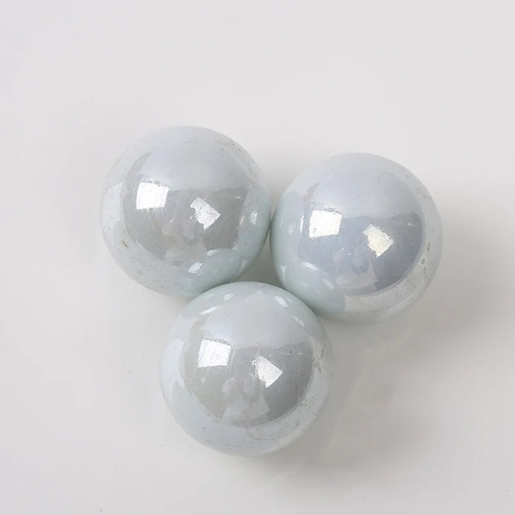 22mm Glass Marbles Balls Pinball Machine Charms Clear Home Fish Tank Decoration Vase Aquarium Toys for Kids 10pcs
