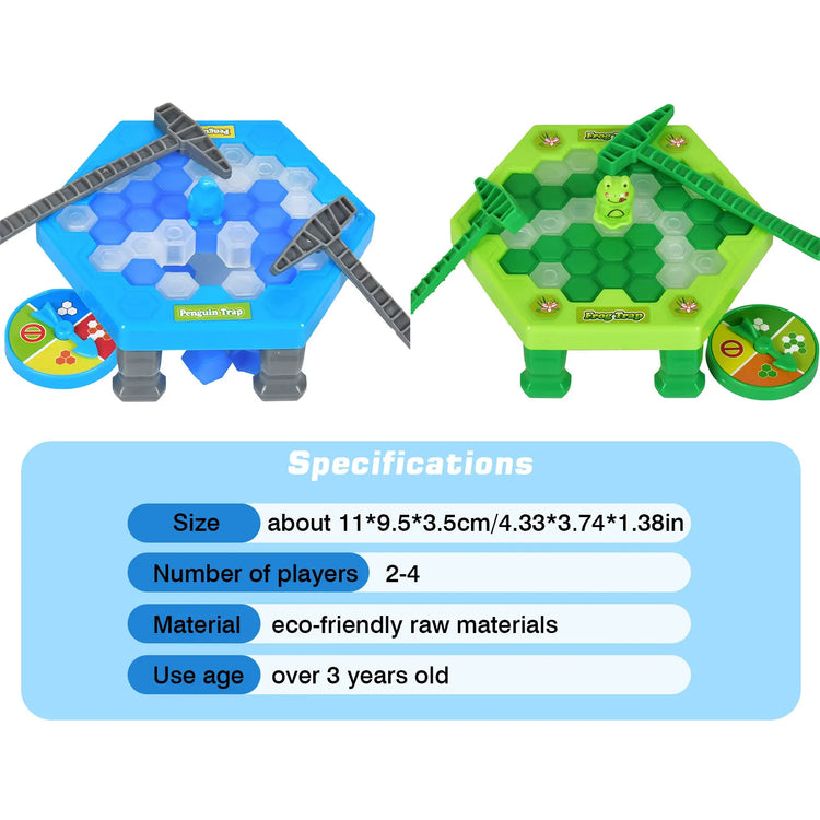 Funny Penguin Trap Board Game Dont Break The Ice Game Toys for Children Adults Interactive Christmas Birthday Party Game Toys