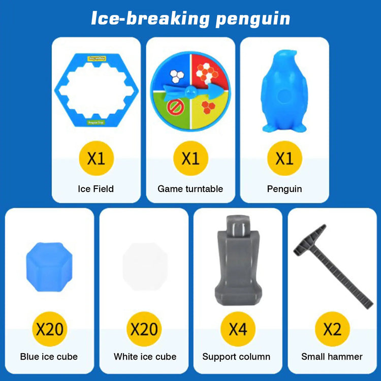 Funny Penguin Trap Board Game Dont Break The Ice Game Toys for Children Adults Interactive Christmas Birthday Party Game Toys