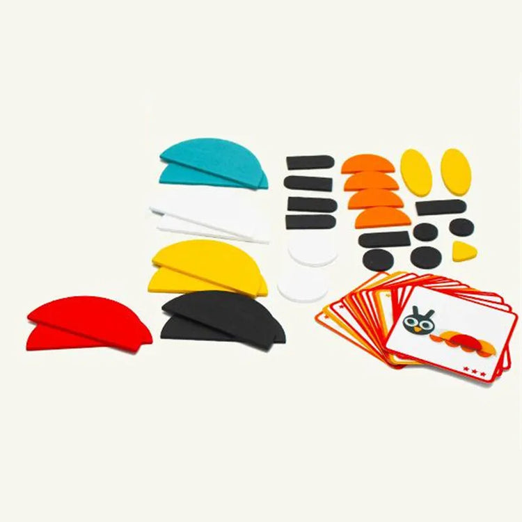 50pcs Animal Wooden Board Set Colorful Baby Educational Wooden Toy for Children Learning Developing Toys