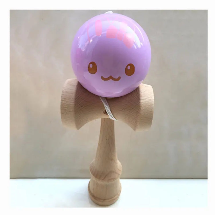6CM Strawberry Animal Kendama Balls Wooden Juggling Skillful Professional Outdoor Sports Toys for Kids Adults