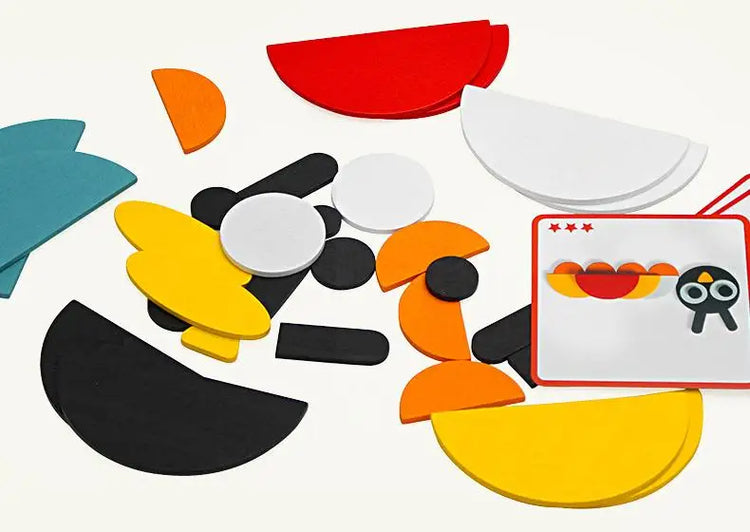 50pcs Animal Wooden Board Set Colorful Baby Educational Wooden Toy for Children Learning Developing Toys