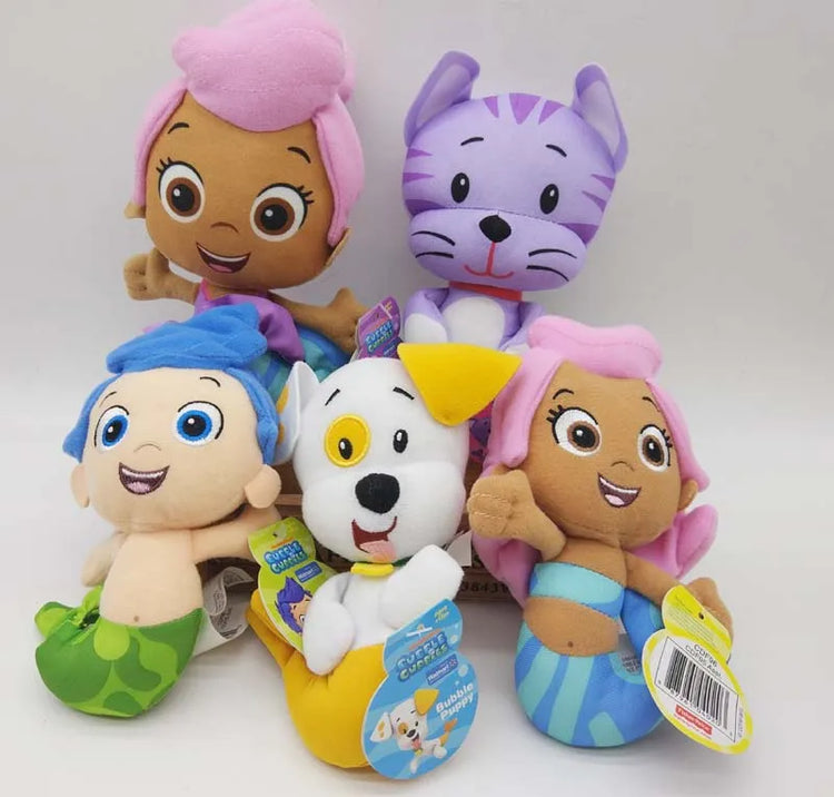 Nickelodoen Bubble Guppies Molly Gill Puppy Plush Soft Stuffed Doll Toy 7"