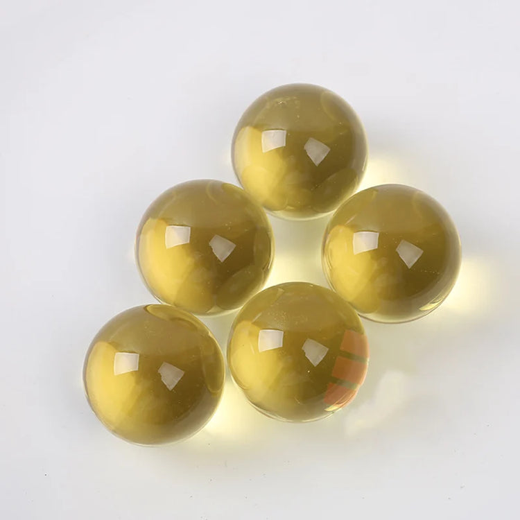 22mm Glass Marbles Balls Pinball Machine Charms Clear Home Fish Tank Decoration Vase Aquarium Toys for Kids 10pcs