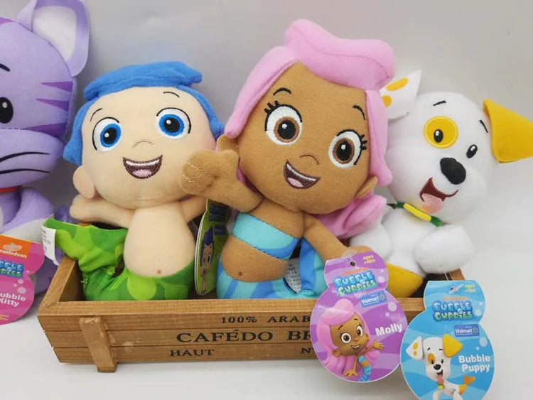 Nickelodoen Bubble Guppies Molly Gill Puppy Plush Soft Stuffed Doll Toy 7"
