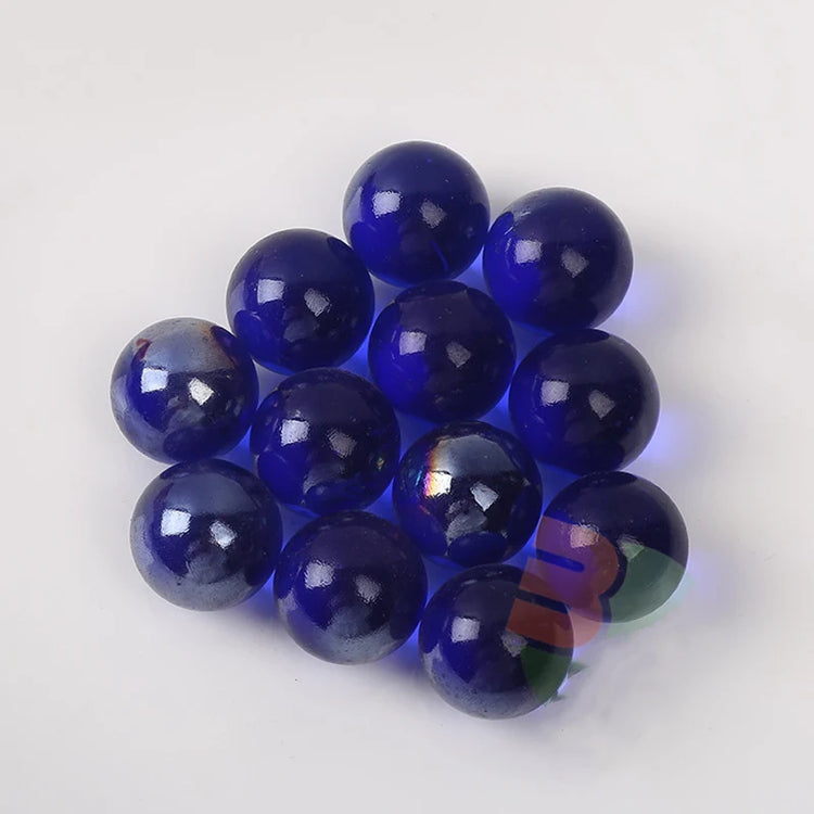 22mm Glass Marbles Balls Pinball Machine Charms Clear Home Fish Tank Decoration Vase Aquarium Toys for Kids 10pcs