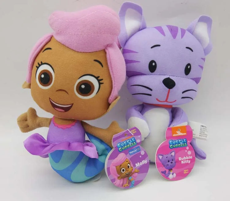 Nickelodoen Bubble Guppies Molly Gill Puppy Plush Soft Stuffed Doll Toy 7"