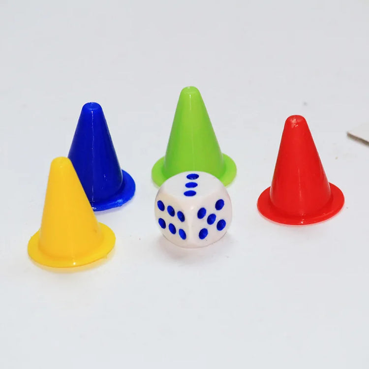 Plastic Board Game Snake Ladder Flying Chess Set Portable Board Family Party Game Educational Kids Children Toys