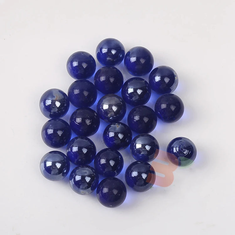 22mm Glass Marbles Balls Pinball Machine Charms Clear Home Fish Tank Decoration Vase Aquarium Toys for Kids 10pcs