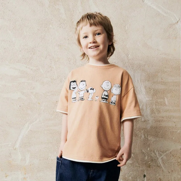 Fashion Brand Design Children T-shirt Summer Clothing Cartoon Short-sleeved Top Kids Boys Clothes Crewneck Pullover T Shirts