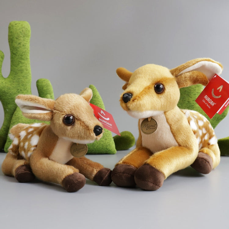 Q0KB Cartoon Sika Deer Short Plush for DOLL Delicate Craft for 6-8 Year Old Kids Relieve Stress Party Favor Girls Gift Suppli
