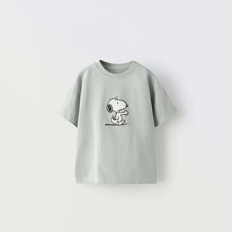 Fashion Brand Design Children T-shirt Summer Clothing Cartoon Short-sleeved Top Kids Boys Clothes Crewneck Pullover T Shirts