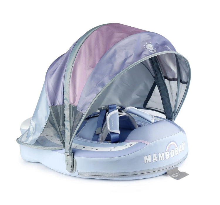 Water Toys Baby Swim Rings Non Inflatable Waist Ring With Sunshade Floating Boards Use For 3-24 Months Age Boys Girls