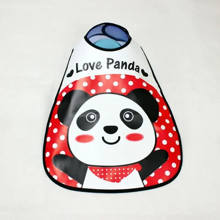 Adjustable Baby Bibs EVA Plastic Waterproof Lunch Feeding Bibs Baby Cartoon Feeding Cloth Children Baby Apron
