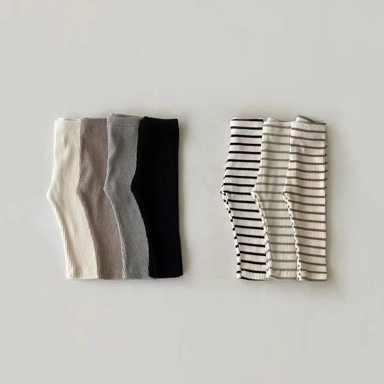 0-3Yrs Casual Infant Baby Boys Girls Pure Color Pants Children's Clothes Pants Spring Summer Kids Baby Girls Boys Stripe Pants