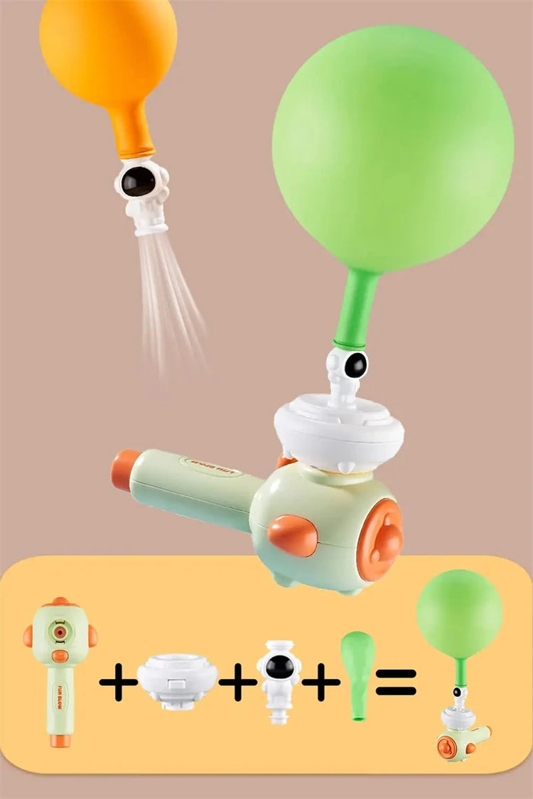 Montessori Toys for Kids Blowing Pipe Floating Ball Balloon Whistle Toys 2-4 Year Children Oral Muscle Training Educational Toys