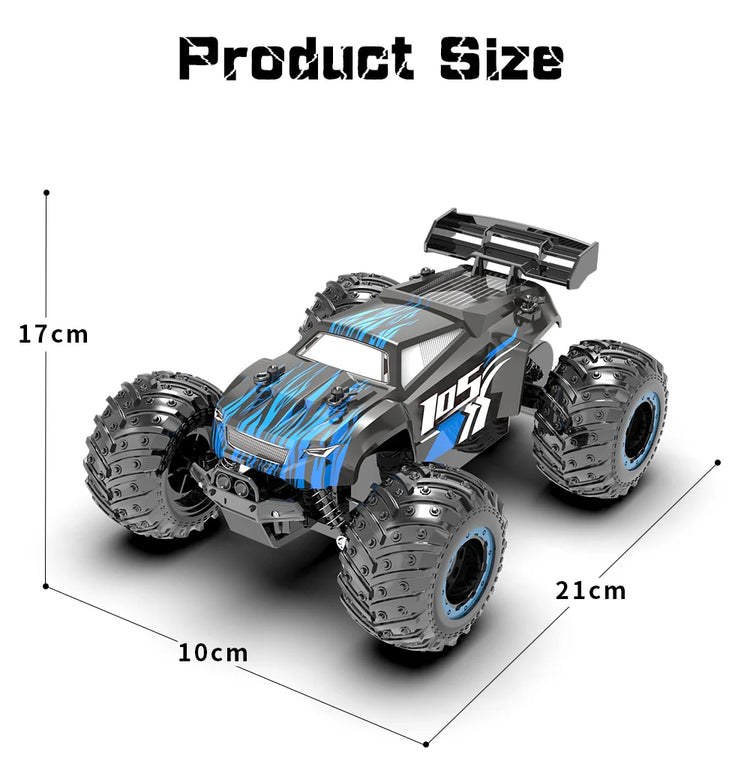 JJRC Q105 1:18 Remote Control Car 25KM/h With Led Lights 2.4G Inductor RC Off-Road Cars High Speed Brushless Motor Children Toys