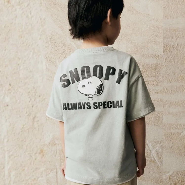 Fashion Brand Design Children T-shirt Summer Clothing Cartoon Short-sleeved Top Kids Boys Clothes Crewneck Pullover T Shirts