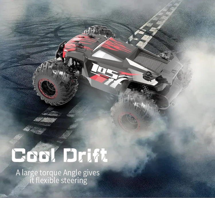 JJRC Q105 1:18 Remote Control Car 25KM/h With Led Lights 2.4G Inductor RC Off-Road Cars High Speed Brushless Motor Children Toys
