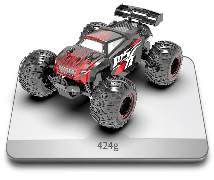 JJRC Q105 1:18 Remote Control Car 25KM/h With Led Lights 2.4G Inductor RC Off-Road Cars High Speed Brushless Motor Children Toys