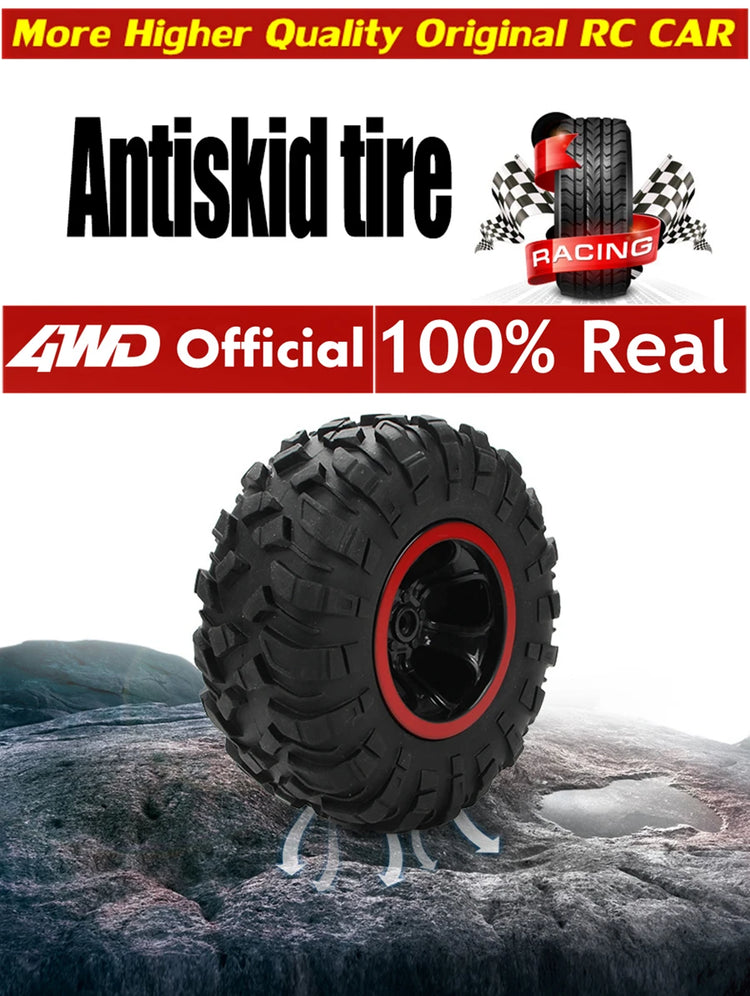4WD RC Car Off Road 4x4 Remote Control Cars Radio Buggy Truck Racing Drift with Led Lights Toys Gift for Boys Girls Children Kid