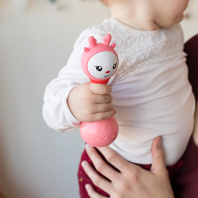 Baby rattle musical light-up toys, newborn toys,0-24 months,1 year old baby gift, 4 music modes and color recognition function