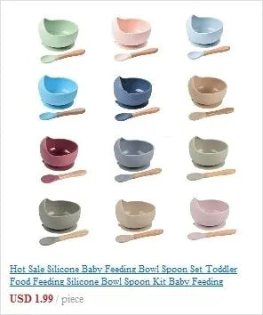 Baby Silicone Soft Spoon Training Feeding Spoons for Children kids Infants Temperature Sensing