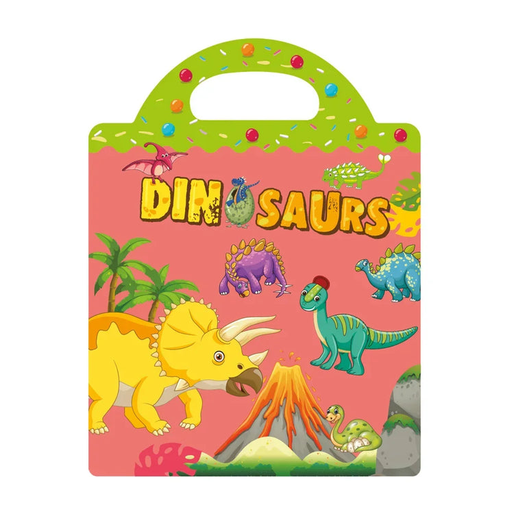 Kids Reusable Sticker Book Multiple Scenarios Cartoon DIY Puzzle Educational Cognition Learning Toys for Child Age 2-4 Gift 2025