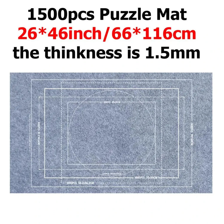 Puzzle Storage Blanket Children Puzzle Toys Multiple Specifications with Bag Portable Parent-child Early Education Gifts TMZ