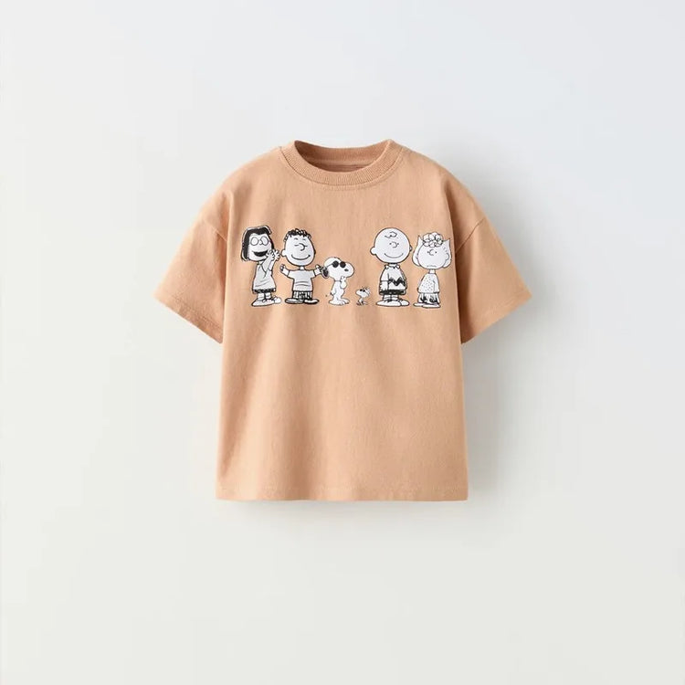Fashion Brand Design Children T-shirt Summer Clothing Cartoon Short-sleeved Top Kids Boys Clothes Crewneck Pullover T Shirts