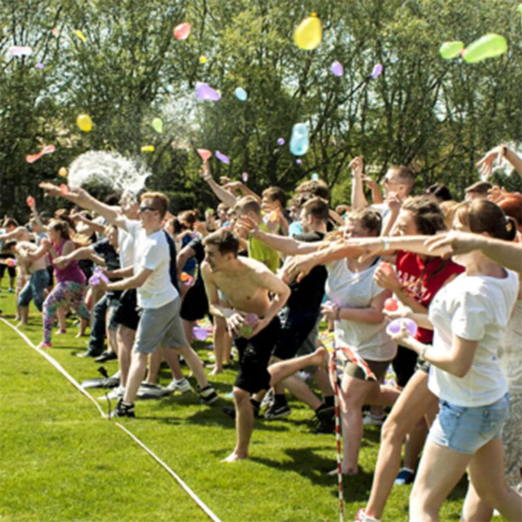 111pcs/bag Filling Water Balloons Funny Summer Outdoor Toy Balloon Bundle Water Balloons Bombs Novelty Gag Toys For Children