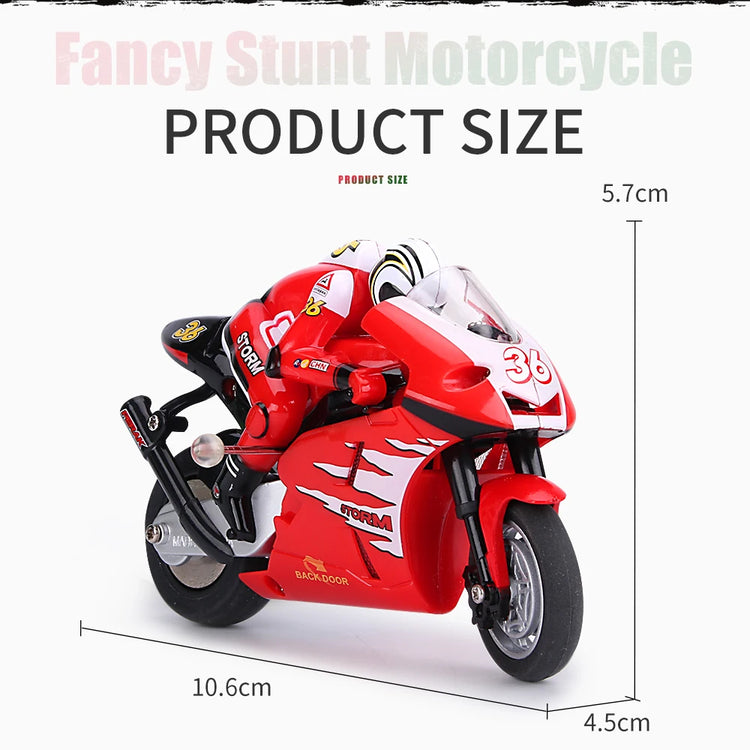 Mini RCMotorcycle small toys Kids Motorcycle Electric Remote Control Car mini motorcycle Recharge 2.4Ghz Racing Motorbike Toys