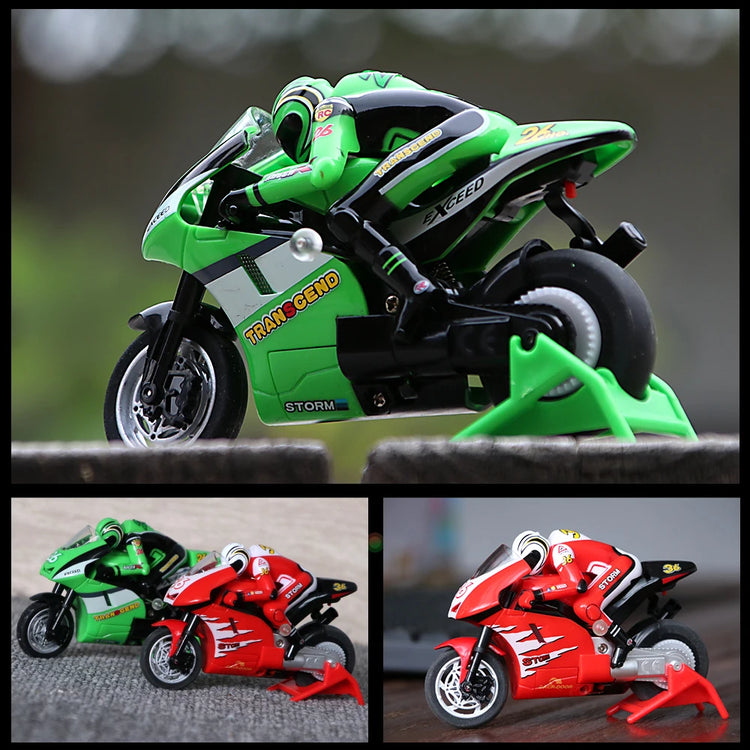 Mini RCMotorcycle small toys Kids Motorcycle Electric Remote Control Car mini motorcycle Recharge 2.4Ghz Racing Motorbike Toys