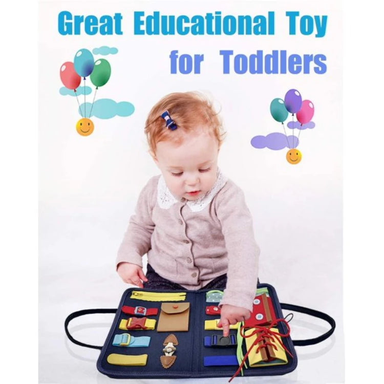 WonderPlay™ Travel Busy Board – Montessori Sensory Toy for Toddlers