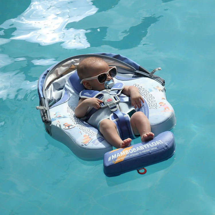 Water Toys Baby Swim Rings Non Inflatable Waist Ring With Sunshade Floating Boards Use For 3-24 Months Age Boys Girls