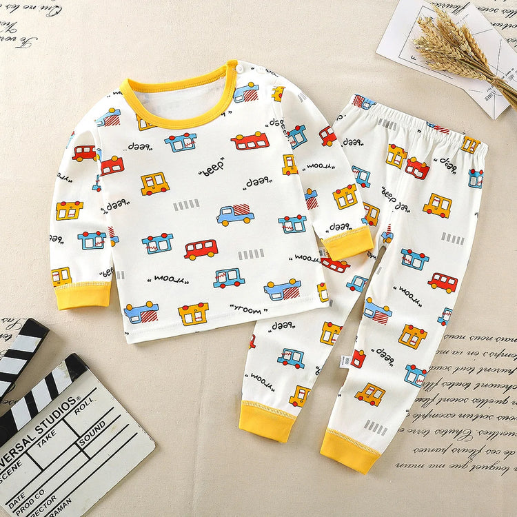 Children Kids Clothes Sets Boys Girls Suit Pajamas Clothinng Pants Cartoon Autumn Winter Sleepwear Outfits
