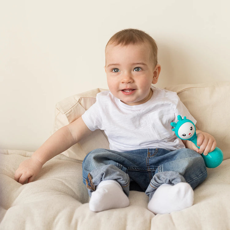 Baby rattle musical light-up toys, newborn toys,0-24 months,1 year old baby gift, 4 music modes and color recognition function