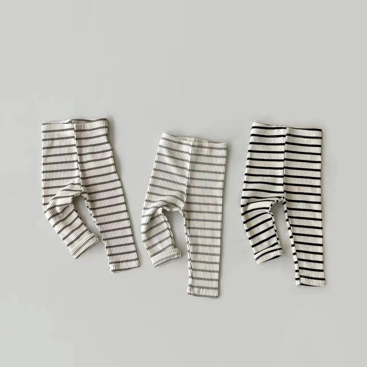 0-3Yrs Casual Infant Baby Boys Girls Pure Color Pants Children's Clothes Pants Spring Summer Kids Baby Girls Boys Stripe Pants
