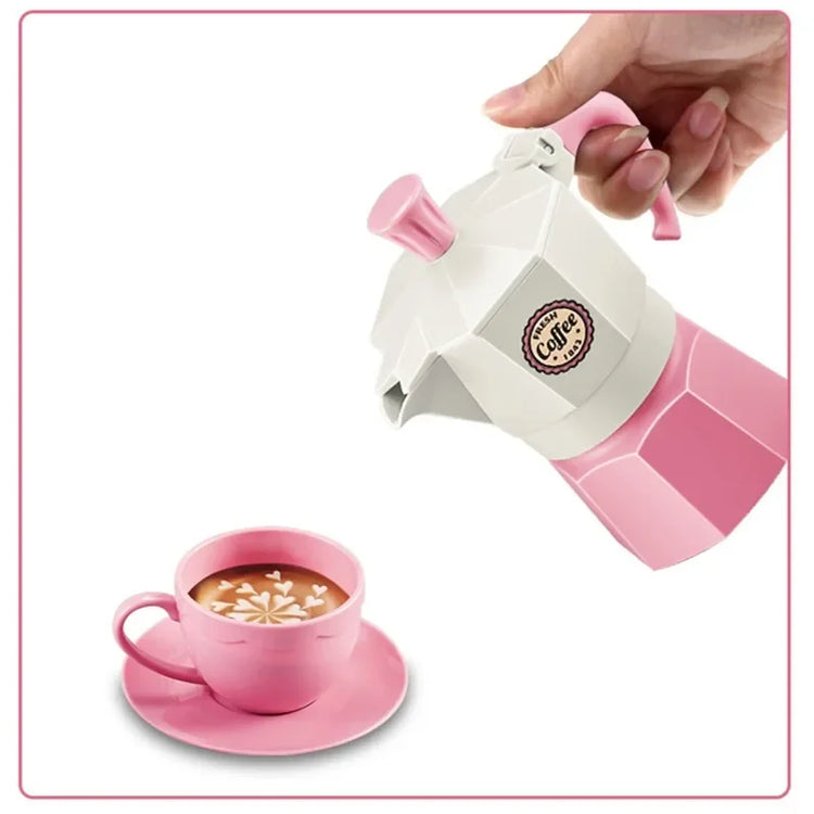 Pretend Play Simulation Coffee Set Tableware Play House/Outdoor Kitchen DIY Afternoon Tea Game Toy For Children Kids Gift