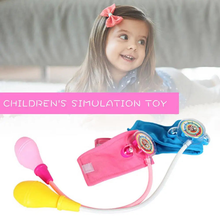 Kids Pretend Toy Doctor Medical Toys 2-4 Years Doctor Kit Kids Set Speaking At Home Doctor Nurses Blood Pressure Toys Medical