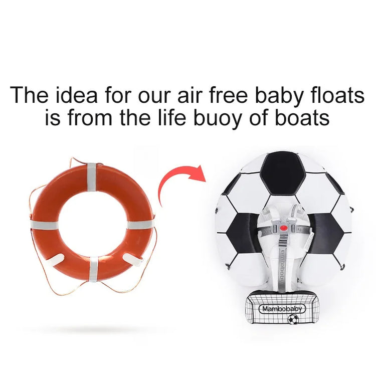 Water Toys Baby Swim Rings Non Inflatable Waist Ring With Sunshade Floating Boards Use For 3-24 Months Age Boys Girls