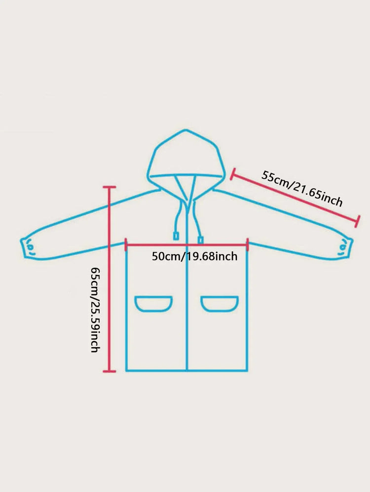 One-piece Raincoat Cartoon Animal Children Outdoor Waterproof Rain Coat Clothes Baby Boys Girls Jacket Coat Rainwear Rainsuit