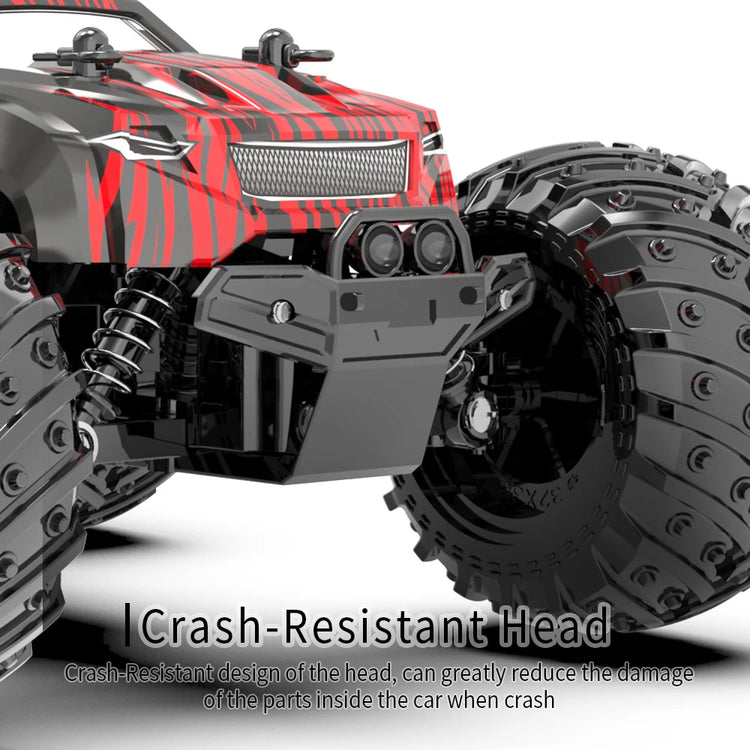 JJRC Q105 1:18 Remote Control Car 25KM/h With Led Lights 2.4G Inductor RC Off-Road Cars High Speed Brushless Motor Children Toys