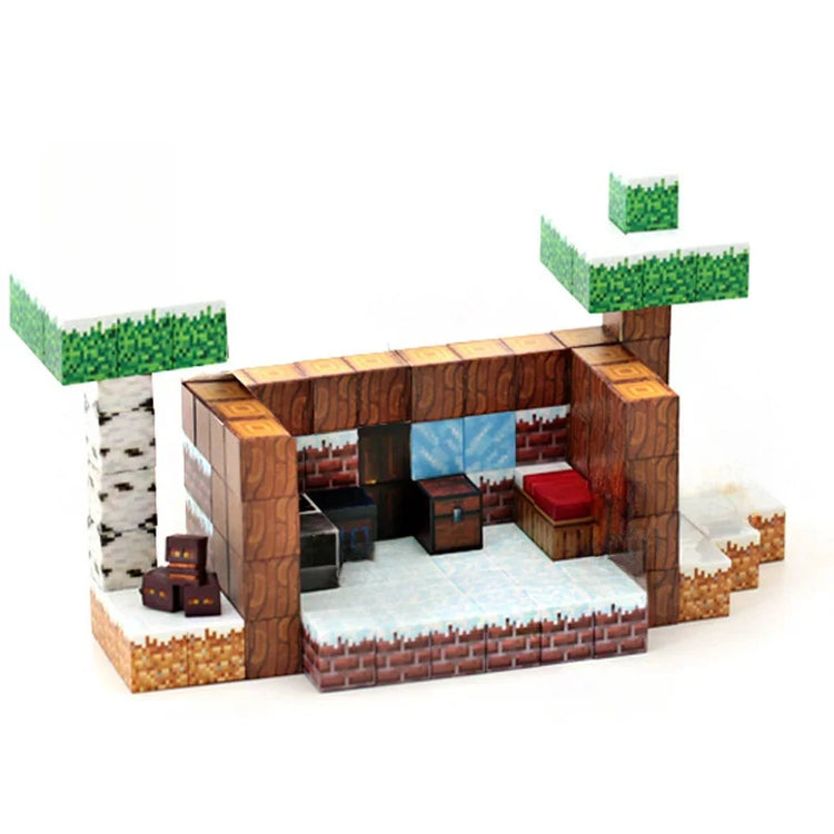 Creative Street View Magnetic Building Block Bricks My Famous Scene World Architectural Kit DIY Model Kids Tech Toy for Kid Gift