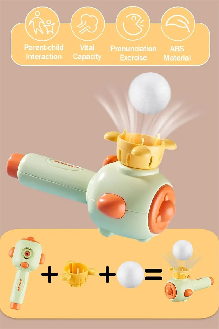 Montessori Toys for Kids Blowing Pipe Floating Ball Balloon Whistle Toys 2-4 Year Children Oral Muscle Training Educational Toys
