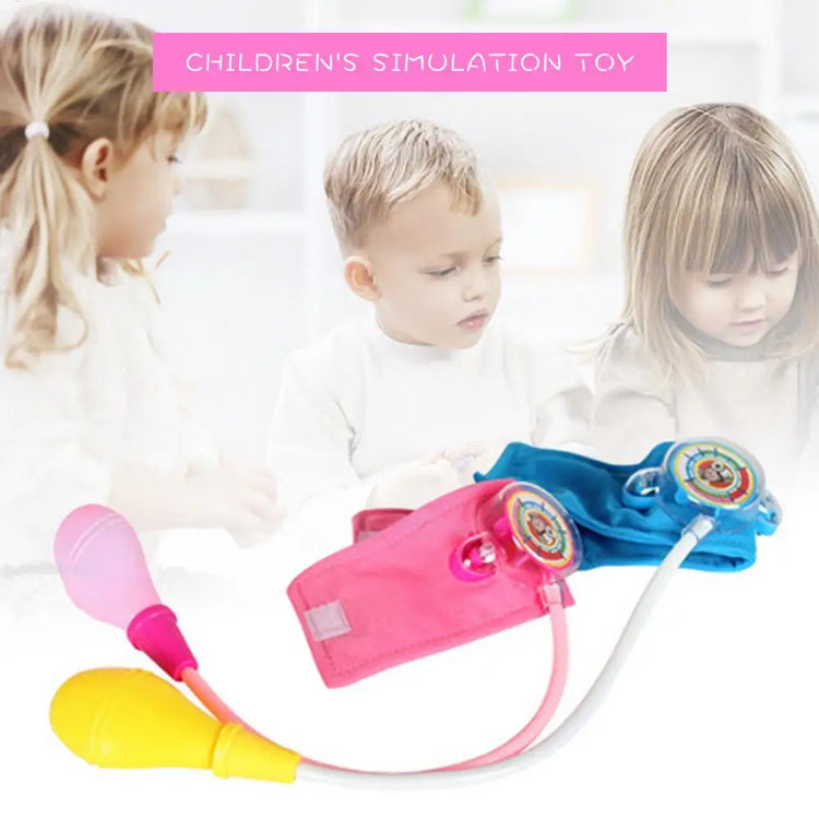 Kids Pretend Toy Doctor Medical Toys 2-4 Years Doctor Kit Kids Set Speaking At Home Doctor Nurses Blood Pressure Toys Medical