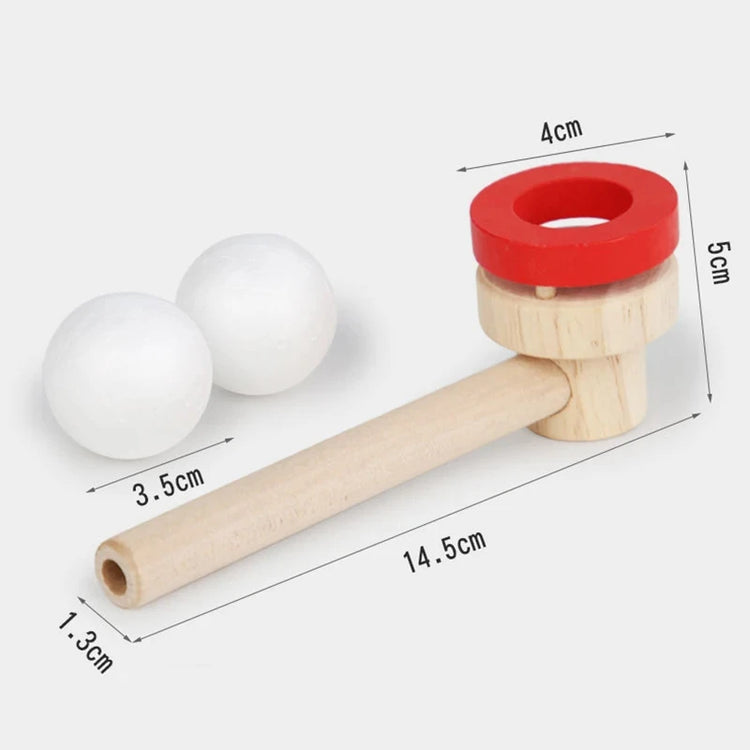Montessori Toys for Kids Blowing Pipe Floating Ball Balloon Whistle Toys 2-4 Year Children Oral Muscle Training Educational Toys